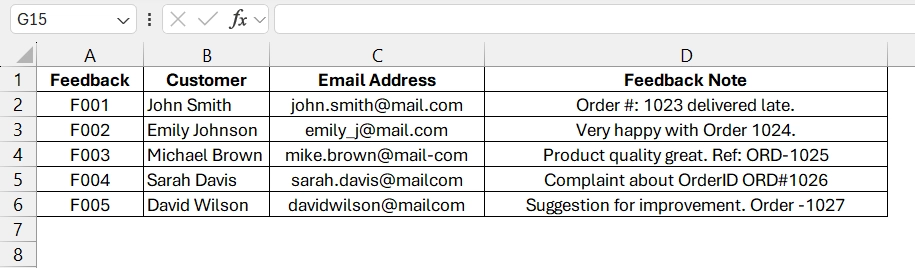 Applying Custom VBA to Find and Replace Data with RegEx in Excel
