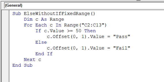 Add the Missing If Statement