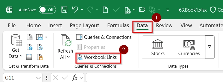 Using Excel’s Break Links Feature to Turn off Unsafe External Source Warning