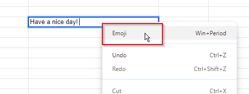 How to Insert Emojis in Google Sheets