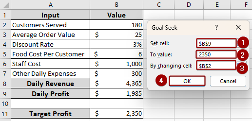 3 Examples to Use Goal Seek in Excel