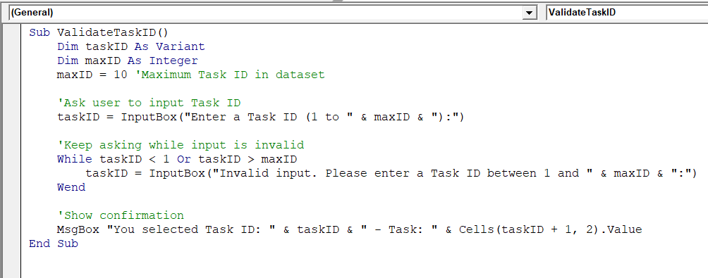 Examples of While Wend in Excel VBA