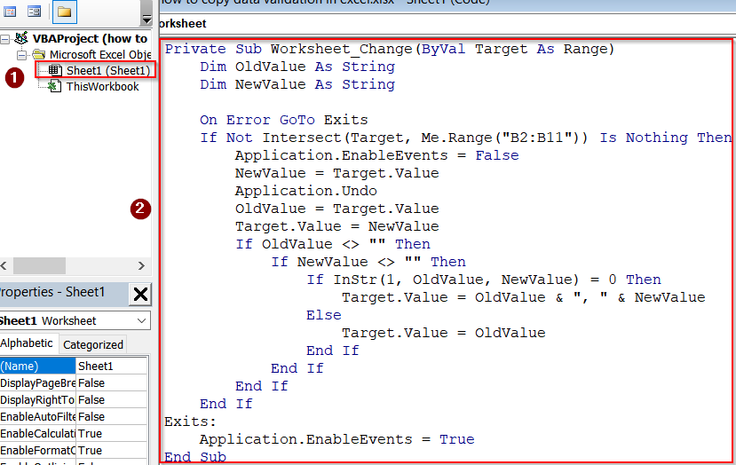 Steps to Create a Multiple Selection Drop-Down List in Excel