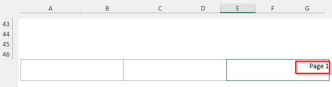 Remove Header And Footer in Excel With the Page Layout View