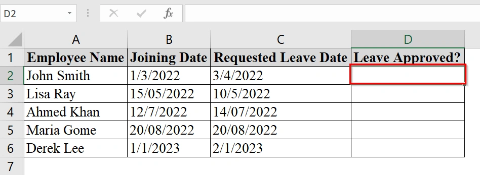 Using IF Function to Check if One Date is Greater than Another in Excel
