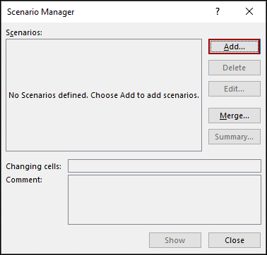 Steps to Create a Scenario Pivot Table Report in Excel