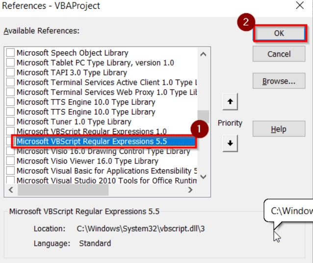 Applying Custom VBA to Find and Replace Data with RegEx in Excel