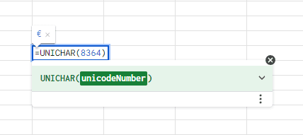 How to Use Unicode Characters in Google Sheets