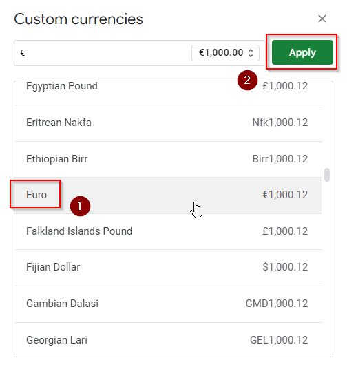 How to Format Cells in Google Sheets