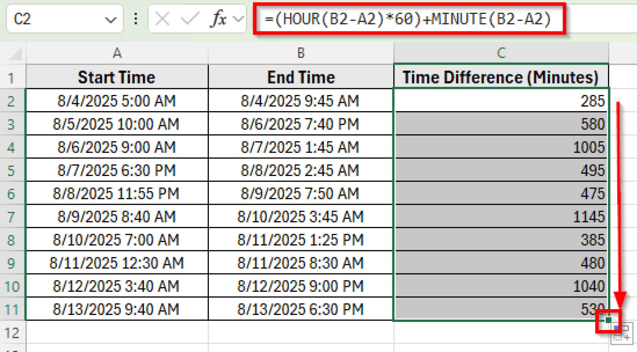 difference between horizontal and vertical