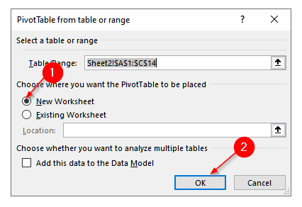 Create a Pivot Pie Chart With Multiple Data in Excel from Pivot Table
