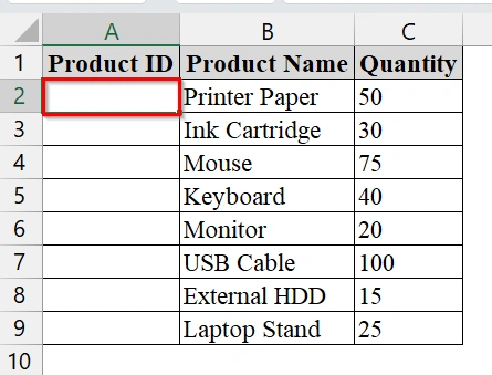 Create a Range of Numbers in Excel Using the Fill Series Option