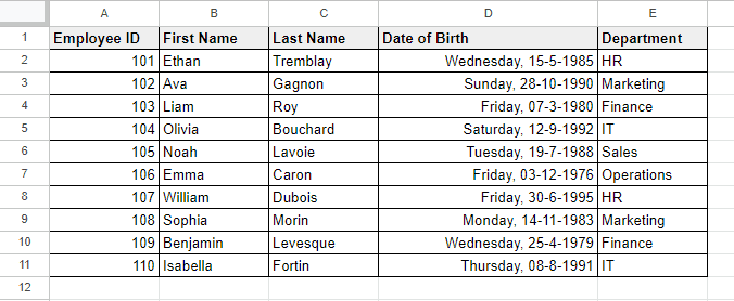 How to Change Date Format in Google Sheets?