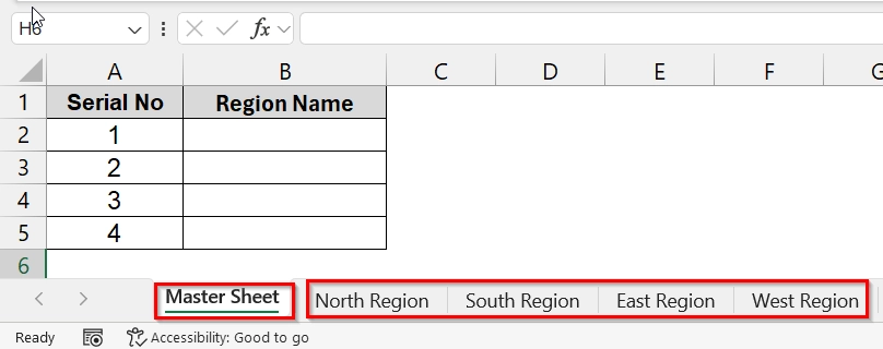 Applying HYPERLINK Function to Link Sheets to a Master Sheet in Excel