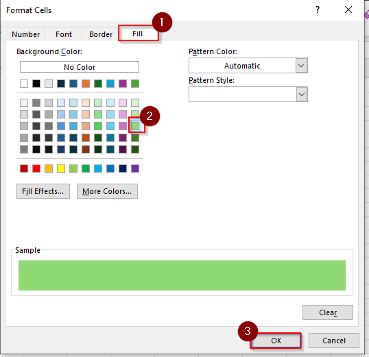 Using Conditional Formatting