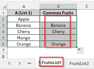Comparing Two Columns in Different Excel Sheets
