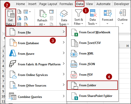 Using Power Query to Consolidate Data from Multiple Workbooks in a Single Worksheet