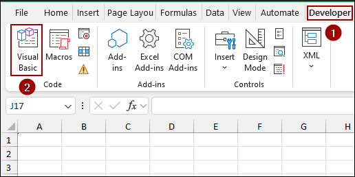 Applying VBA Code