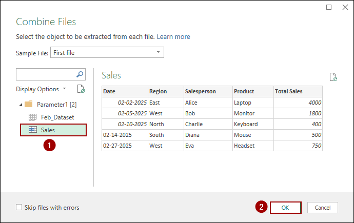Using Power Query to Consolidate Data from Multiple Workbooks in a Single Worksheet