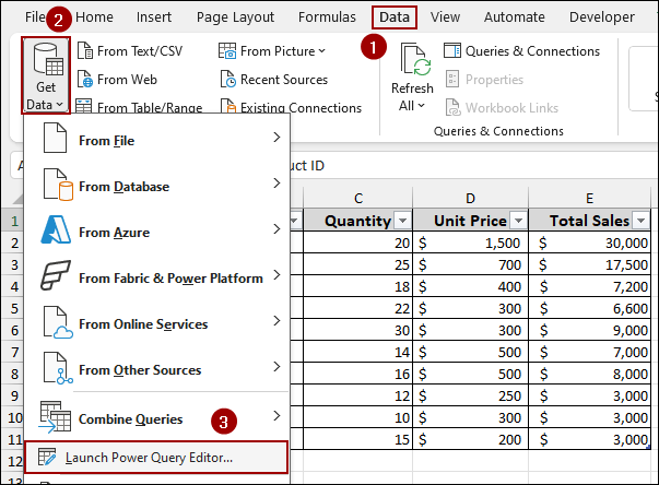 Applying Append Queries Feature from Power Query