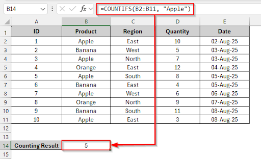 Text Criteria Not in Quotes