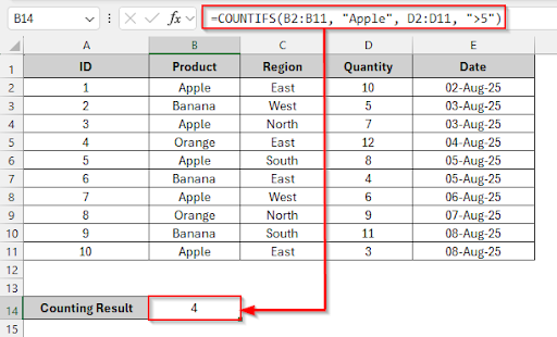Ensure Range Sizes Match
