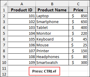 Wrong Look In Option in Find and Replace Window