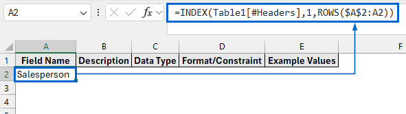 Step-by-Step Guide for Creating a Data Dictionary in Excel