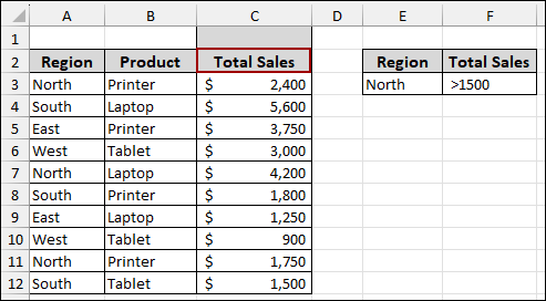 Advanced Filter Not Working Because of Merged Cells