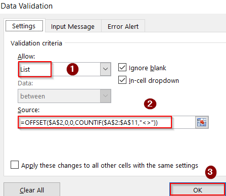 Enable a Dynamic Drop-Down List That Updates Automatically