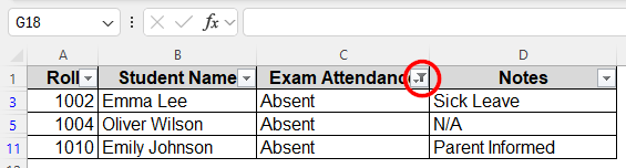 Using Excel Filters to Delete Rows