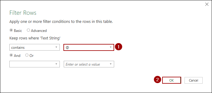 Using Excel Tools to Extract Email from Text 
