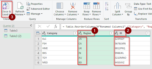 Using Power Query
