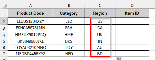 Using LEFT, MID, and RIGHT Functions