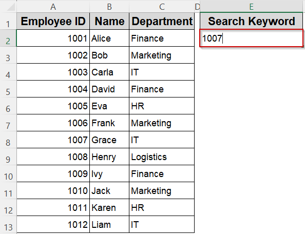 Find the First Match in a Column Using Range.Find