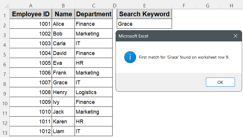 Retrieve the Row Number with WorksheetFunction.Match