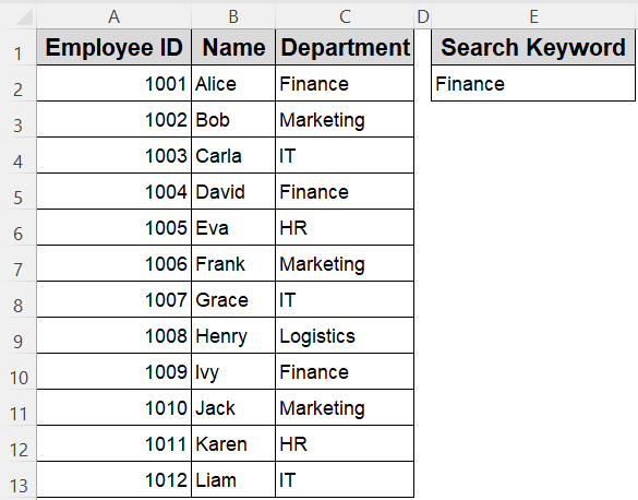 Search for All Matches in a Column Using a Loop