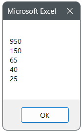 Using QuickSort to Sort a 1D Array in VBA