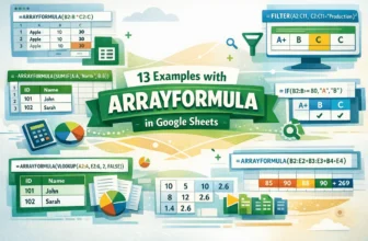 featured image - array formula google sheets example