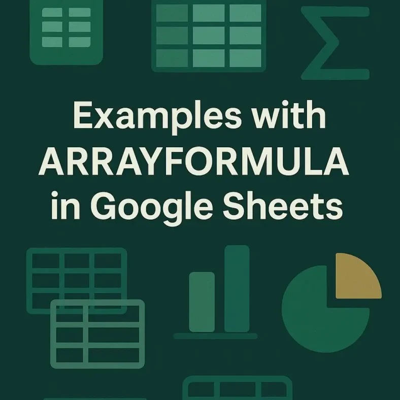 featured image - array formula google sheets example