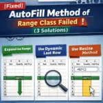 featured image - autofill method of range class failed
