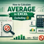featured image - average in excel excluding 0