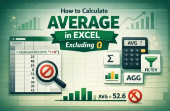 featured image - average in excel excluding 0