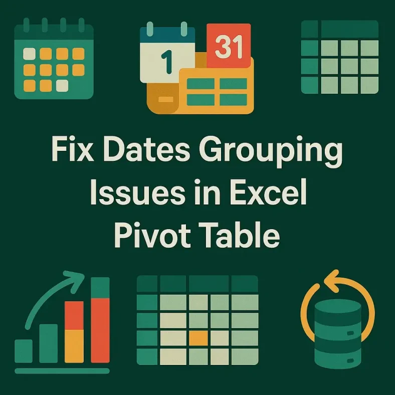 featured image - cannot group dates in pivot table