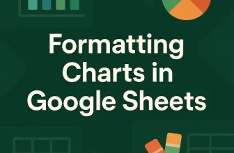 featured image - chart formatting in google sheets