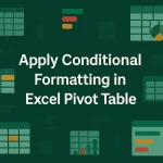 featured image - conditional formatting pivot table