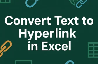 featured image - convert text to hyperlink in excel