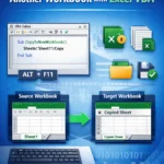 featured image - copy worksheet to another workbook vba