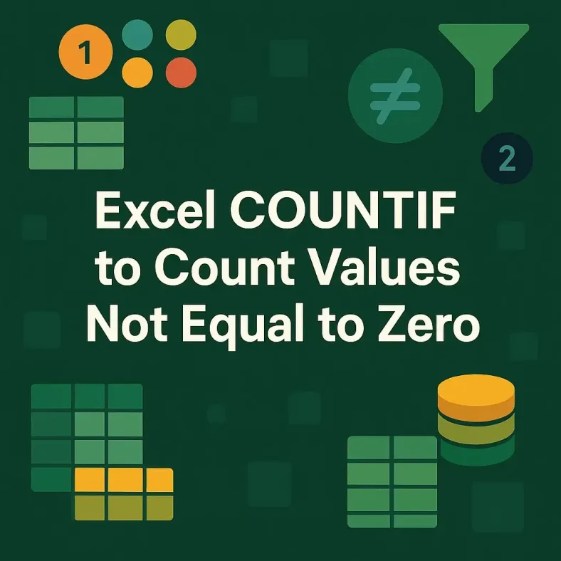 featured image - countif not equal to zero