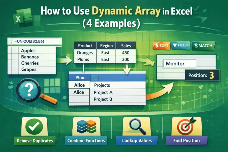 featured image - dynamic arrays excel